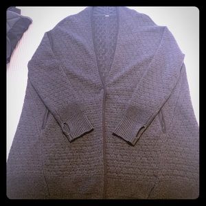 Lululemon Knit sweater Gray Jacket Size Small